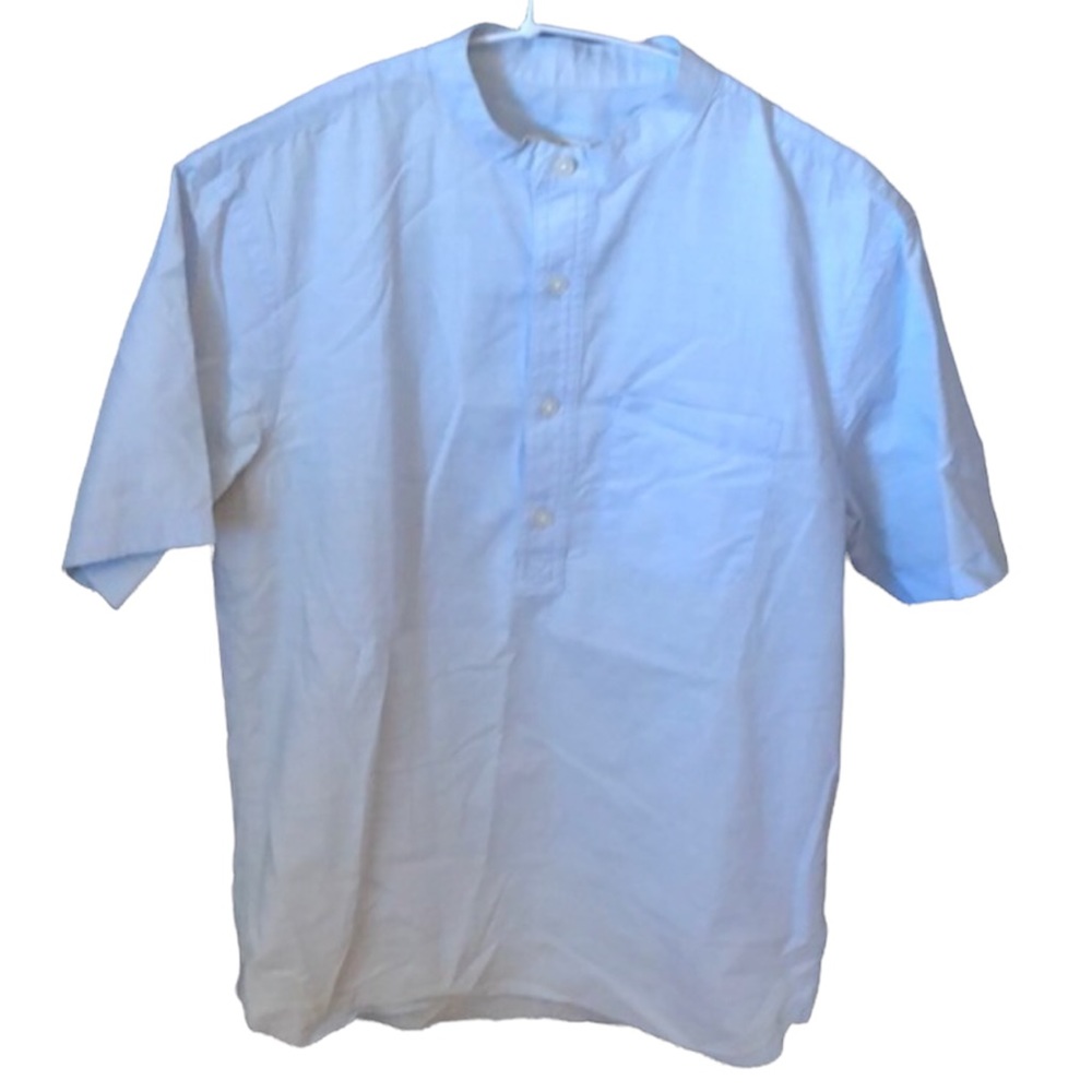CLUB MONACO slim fit Chinese collar shirt size xs